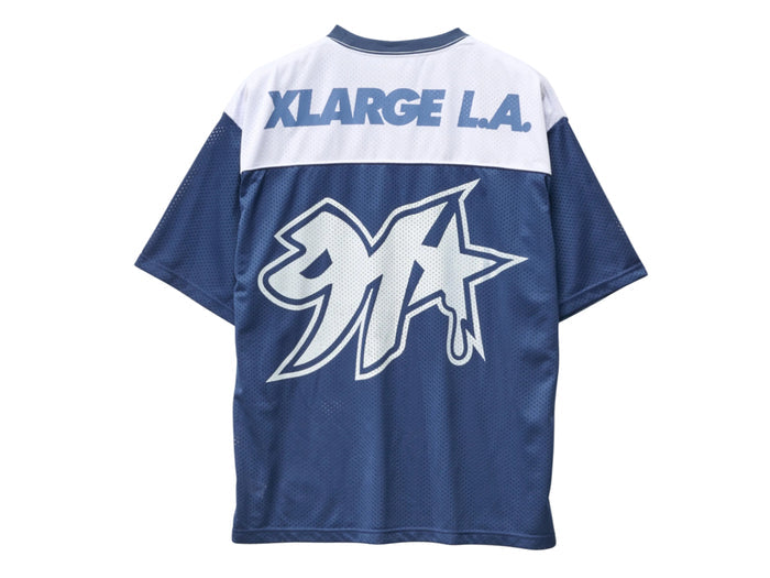 Los Angeles Short Sleeve Mesh Jersey - Dusty Navy