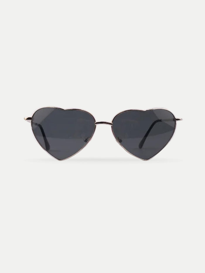 Love Heart Sunglasses | Black-Image 1