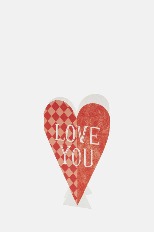 Hadley Paper Goods Love You Card.
