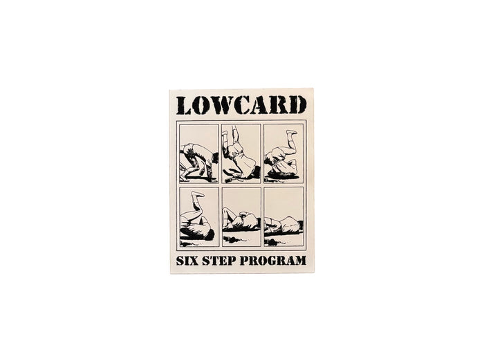 Lowcard - Six Step Program Vintage Sticker
