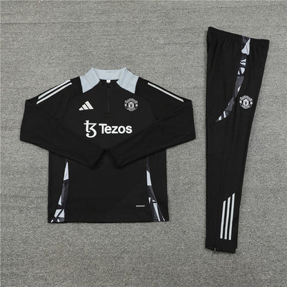 Manchester United 24/25 Black/Grey Training Suit