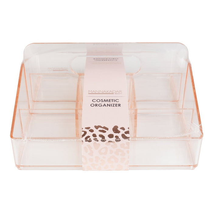 Manna Kadar Beauty Cosmetic Organizer Clear Pink - ikatehouse