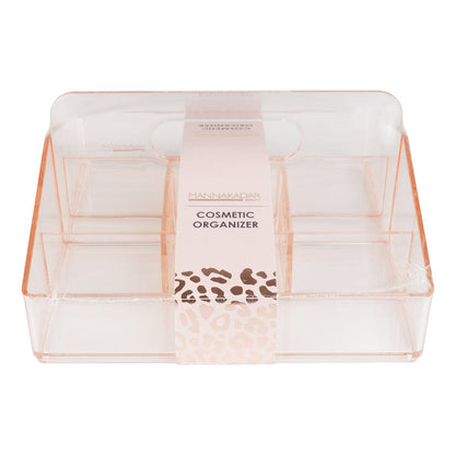 Manna Kadar Beauty Cosmetic Organizer Clear Pink - ikatehouse