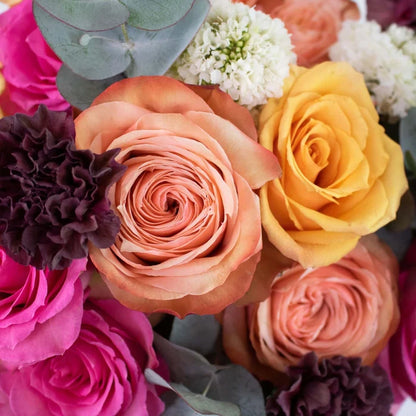 Maple Garden Flower Centerpiece Up Close