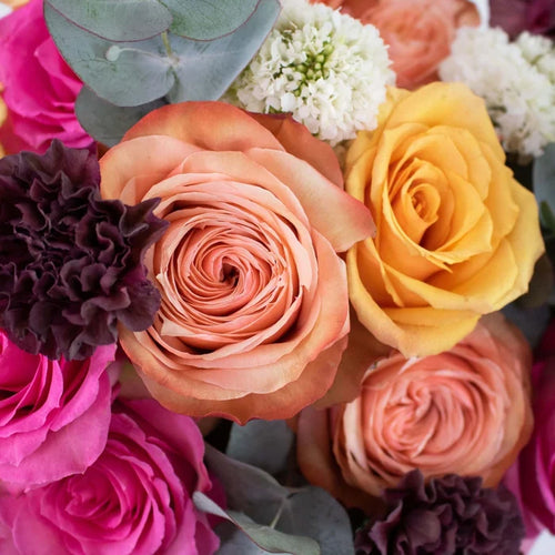 Maple Garden Flower Centerpiece Up Close