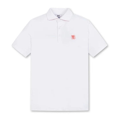 Men's ATHLETIC Arrow Reversed Collar Polo White
