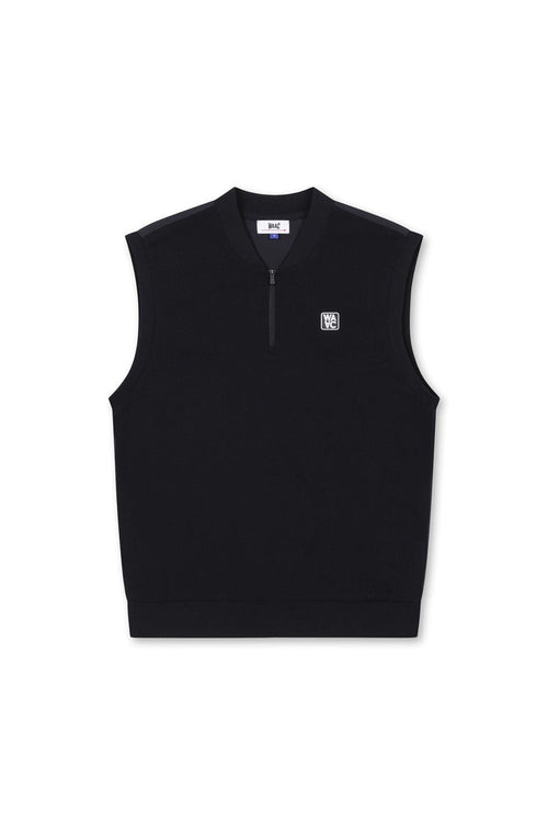 Men's ATHLETIC Hybrid Knit Vest Black