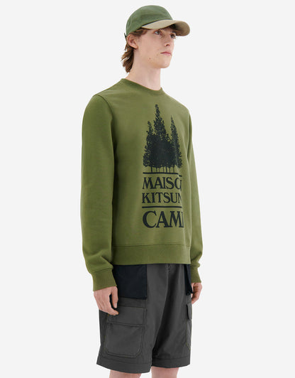 MEN'S MAXI MK CAMP REGULAR SWEATSHIRT DARK KHAKI