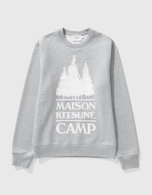 MEN'S MAXI MK CAMP REGULAR SWEATSHIRT GREY MELANGE