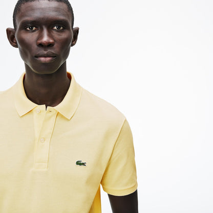Men's Slim Fit Petit Piqué Polo Yellow