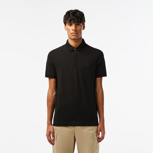 Men's Stretch Cotton Smart Paris Polo Black