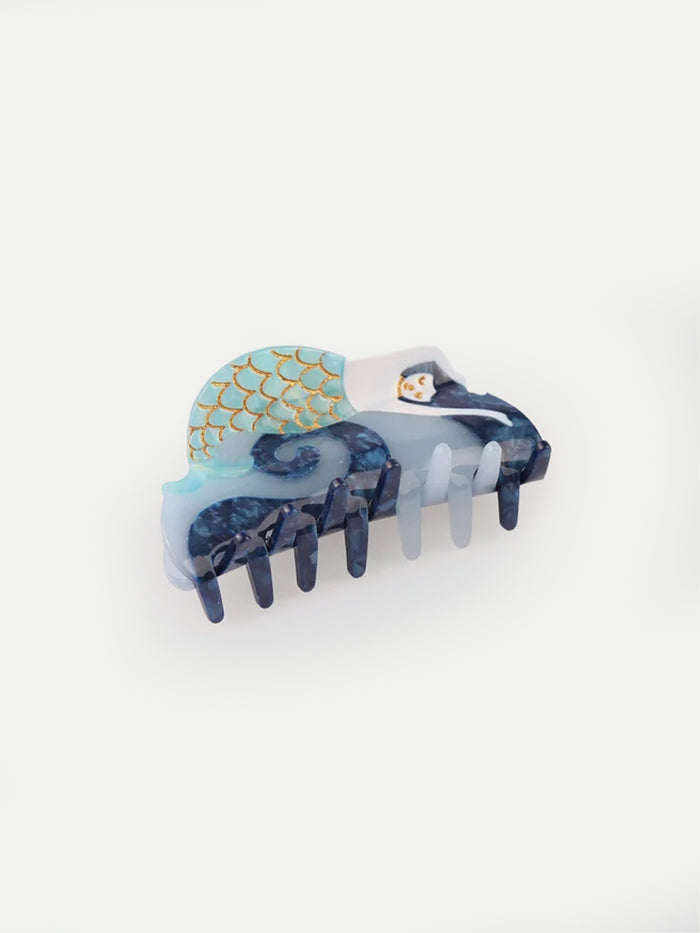 Mermaid Eco Hair Claw | Blue-Image 1