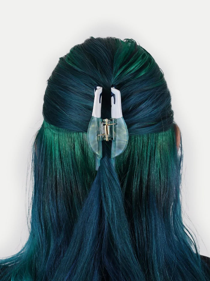 Mermaid Eco Hair Claw | Blue-Image 2