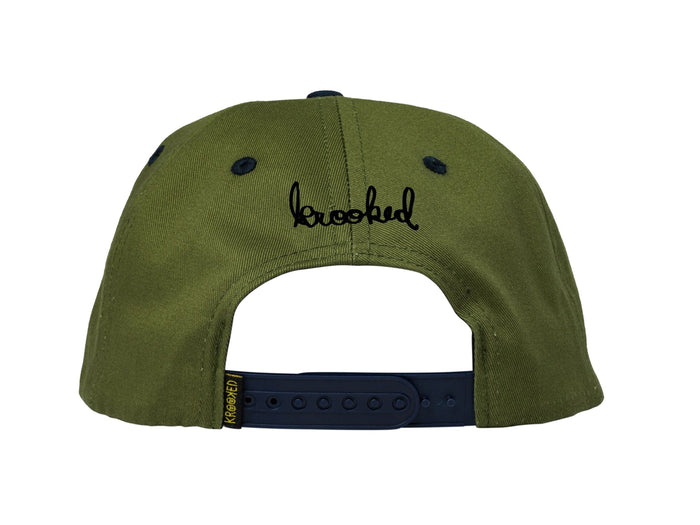 Mermaid Fish Cap - Olive