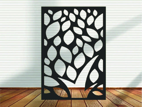 Metal Privacy Screen, Indoor & Outdoor - Design 16