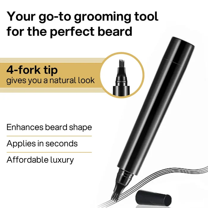 Microblading 4 Tip Beard Moustache & Eyebrows Filler Pen Buy One Get One Free