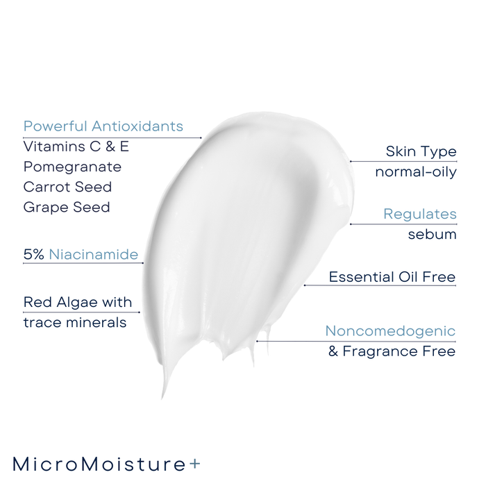 Niacinamide, also known as vitamin B3 can reduce breakouts, uneven skin tone, regulate sebum production and improve barrier function. Polyglyceryl 3-Diisostearate: Helps stabilize secretion of sebum. Grape Seed Extract contains several plant compounds, including oligomeric proanthocyanidins, or OPCs. OPCs are powerful antioxidants, they contain 20 times the antioxidant power of vitamin E and 50 times the antioxidant power of vitamin C.