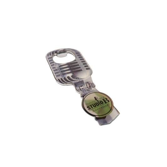 MICROPHONE BOTTLE OPENER