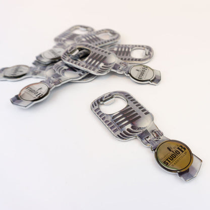 MICROPHONE BOTTLE OPENER