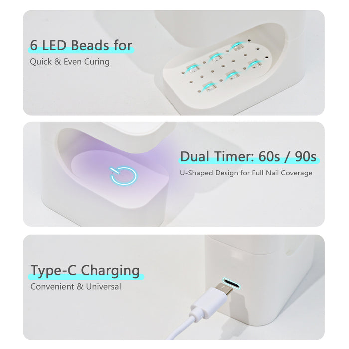 Mini UV LED Nail Lamp