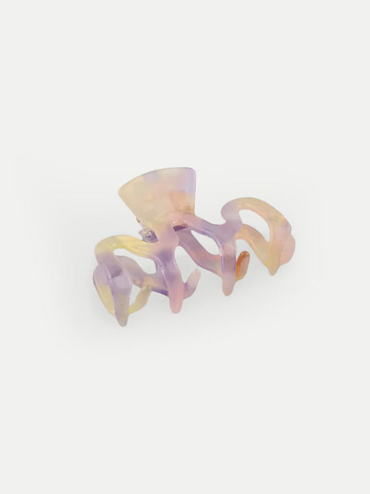 Mini Wave Eco Hair Claw | Golden Sunset-Image 1