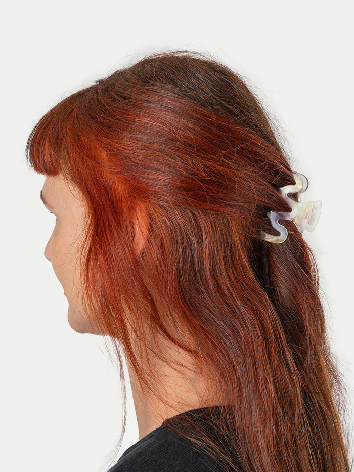 Mini Wave Eco Hair Claw | Golden Sunset-Image 2