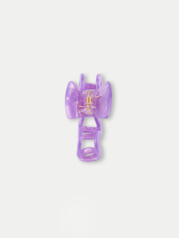 Mini Wave Eco Hair Claw | Lilac Amethyst-Image 2