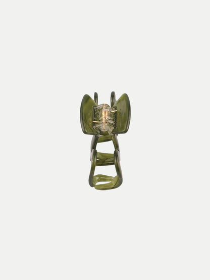 Mini Wave Eco Hair Claw | Jade-Image 3