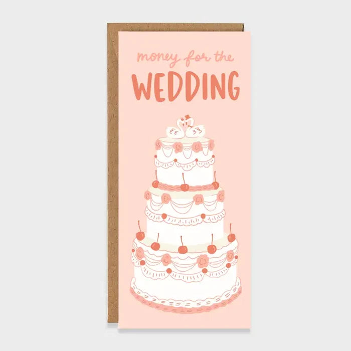 Money For the Wedding Money Holder Card