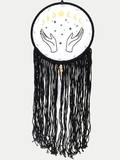 Moon Phases Macrame Wall Hanging | One Colour-Image 2