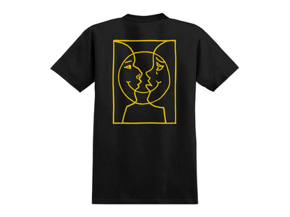 Moonsmile Raw T-Shirt - Black / Gold