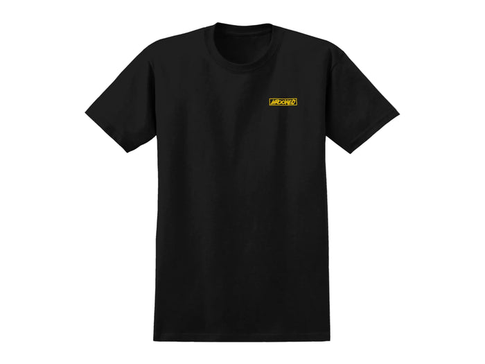 Moonsmile Raw T-Shirt - Black / Gold