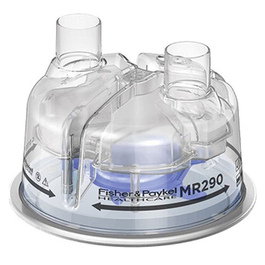 Fisher & Paykel Healthcare MR290 humidifier chamber on a white background