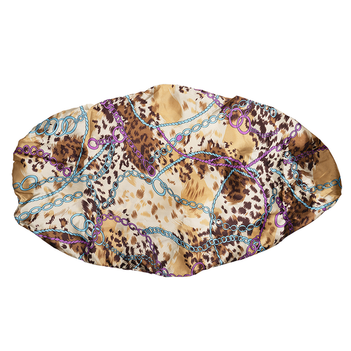 Ms. Remi Deco Silky Satin Braid Bonnet Ultra Jumbo, 1 Count, Assorted Patterns