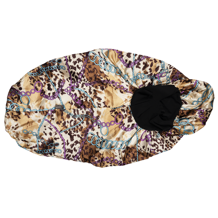 Ms. Remi Deco Silky Satin Braid Bonnet Ultra Jumbo, 1 Count, Assorted Patterns