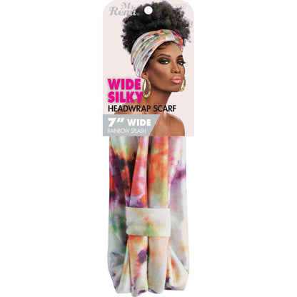 Ms. Remi Wide Silky Headwrap Scarf, 1 Count, Assorted Patterns