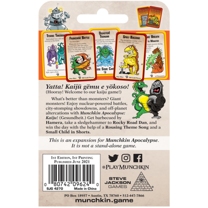 Munchkin Apocalypse: Kaiju