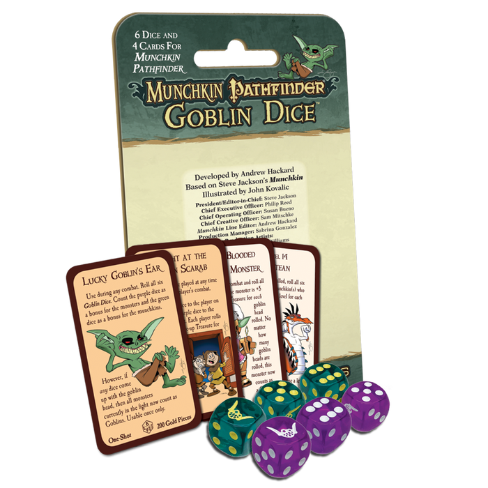 Munchkin Pathfinder Goblin Dice
