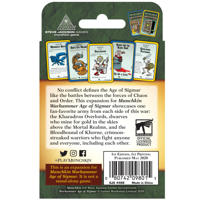 Munchkin Warhammer Age of Sigmar: Chaos and Order