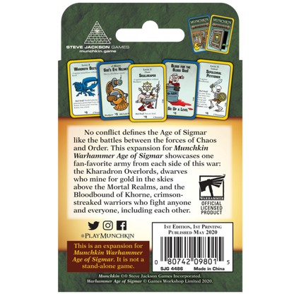 Munchkin Warhammer Age of Sigmar: Chaos and Order