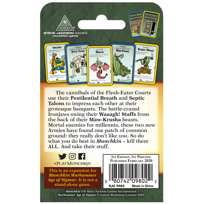 Munchkin Warhammer Age of Sigmar: Death and Destruction