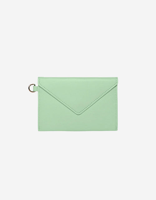 NECK ENVELOPE WALLET MIST GREEN