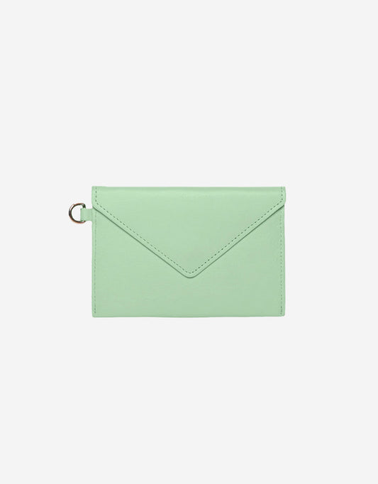 NECK ENVELOPE WALLET MIST GREEN