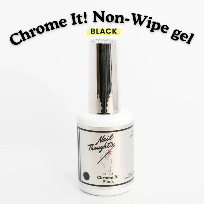 NTT - Chrome It! Black Non-Wipe Gel-Kokoist-Gel Essentialz