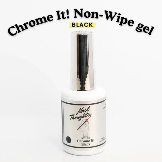 NTT - Chrome It! Black Non-Wipe Gel-Kokoist-Gel Essentialz