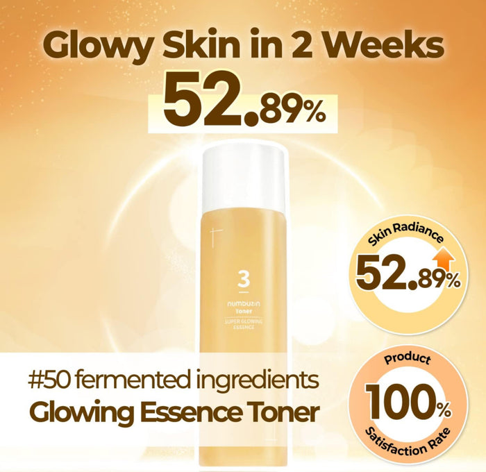 Numbuzin No.3 Super Glowing Essence Toner (200 ml)