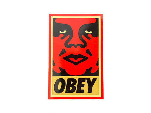 Obey Giant - Andre Obey NOS Sticker - Red