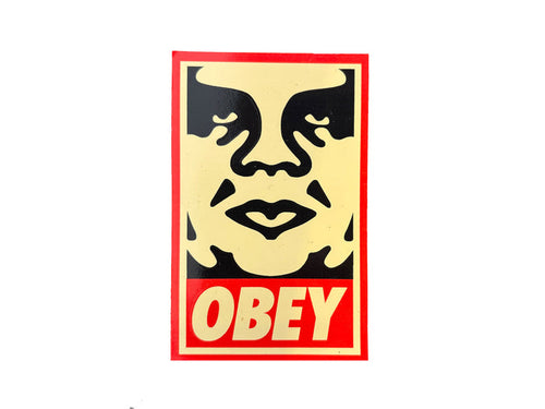Obey Giant - Andre Obey NOS Sticker - White