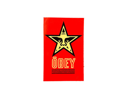 Obey Giant - Andre Star NOS Sticker