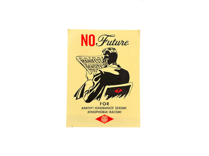 Obey Giant - No Future NOS Sticker